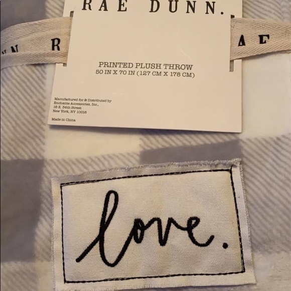 Rae Dunn Other - Rae Dunn love Blanket